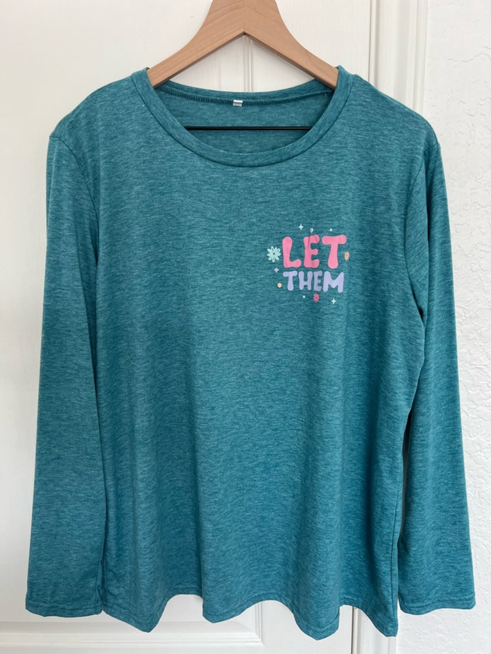 Let Them! New Attitude, New Vibe Long Sleeve Tee | XXL